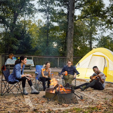 Camping at Cumberland Falls State Resort Park in Kentucky