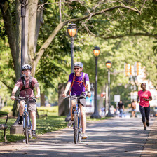 Biking around Philadelphia, Pennsylvania, park systems